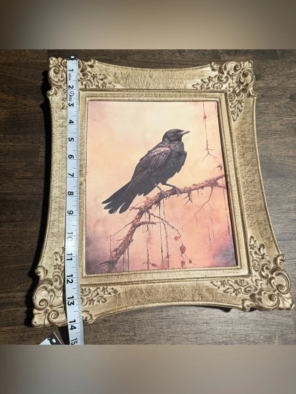 Vintage Ornate Victorian Style Gold Wood Picture Frame 8 X 10